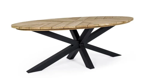 TAVOLO PALMDALE 240X110 CARBON 0804741