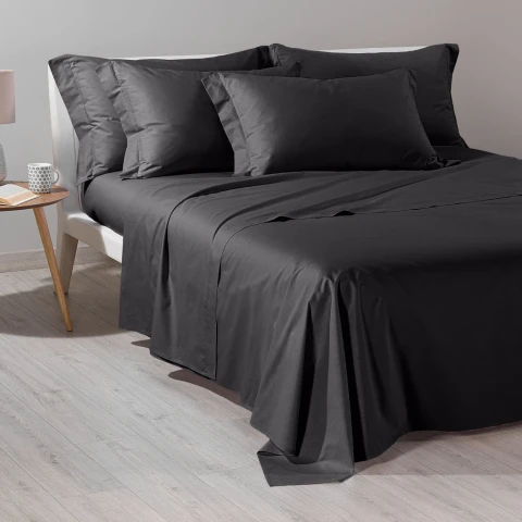 BASIC COLLECTION COMPLETO LENZUOLA SINGOLO ILBLUCASA NERO