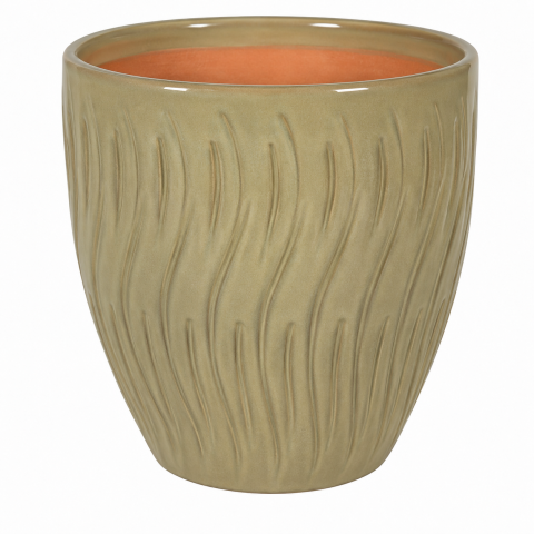 VASO CERAMICA CORSICA L D31X30,5H TERRA
