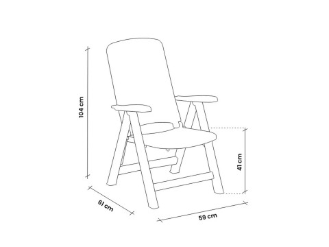 SEDIA CARMEN ART 63 ILBLUGARDEN