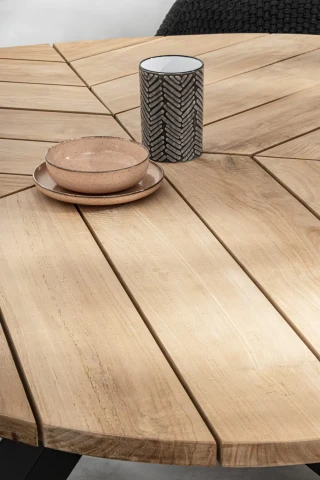 CARBON PALMDALE TAVOLO TONDO diametro 160cm 0804739 BIZZOTTO