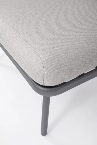 HARLOW POLTRONA ANTRACITE CON CUSCINO 0663581 BIZZOTTO