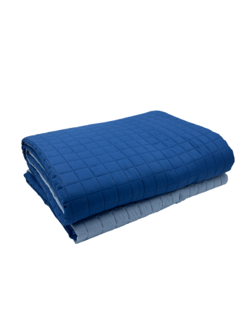 TRAPUNTINO ORTENSIA DOUBLEFACE SINGOLO PROMO BLU