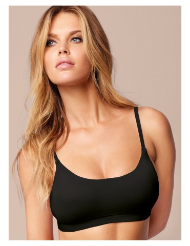 BRASSIERE CON COPPE ESTRAIBILI SENZA FERRETTO 957, INFIORE NERO