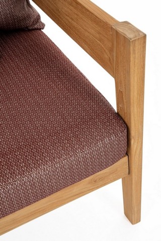 POLTRONA CON CUSCINI KOBO WINE - FSC 0806796