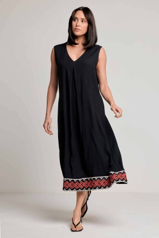 ZOYA ABITO LUNGO DONNA DAVID DA26-087 BLACK