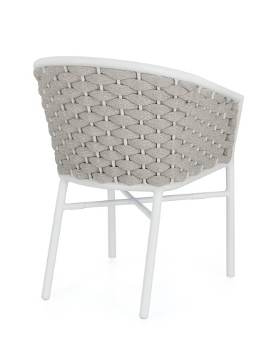 SEDIA CON BRACCIOLI MARGALIDA BIANCO 0666082