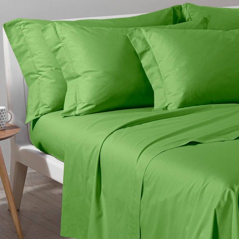 BASIC COLLECTION COMPLETO LENZUOLA SINGOLO ILBLUCASA VERDE