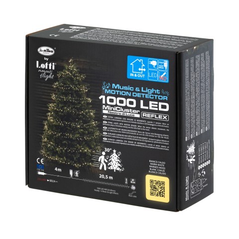 CATENA LUCI MUSICALE CON 1000LED 74477