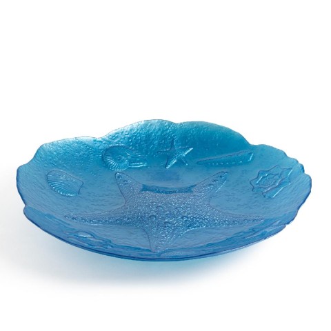 CENTROTAVOLA STELLA BLU VETRO 27552
