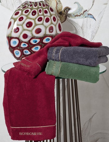 FINE OP SET ASCIUGAMANI 1+1 BORBONESE RUBY
