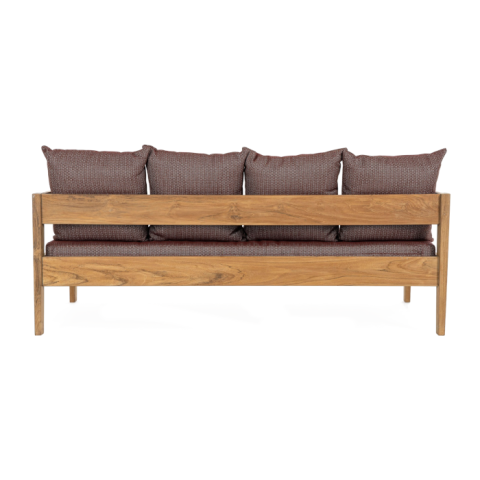 DIVANO 3 POSTI CON CUSCINO KOBO WINE - FSC 0806797