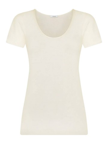 MAGLIA SINTONIA MEZZA MANICA GIROCOLLO RAGNO 072457 BIANCO LANA