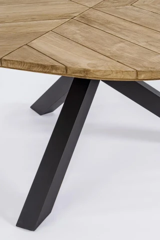 CARBON PALMDALE TAVOLO TONDO diametro 160cm 0804739 BIZZOTTO