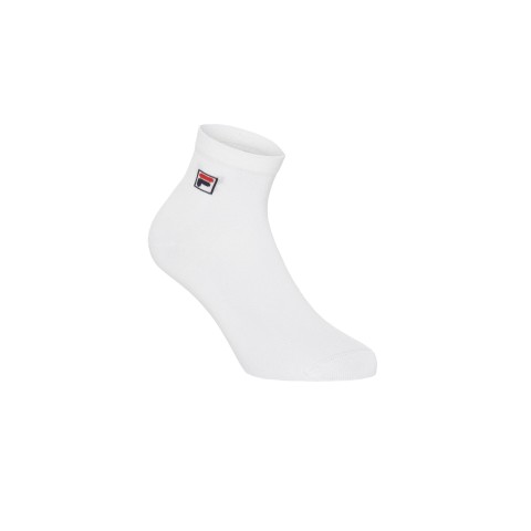 CALZA QUARTER UNISEX COTONE 3PZ F1763 300 BIANCO
