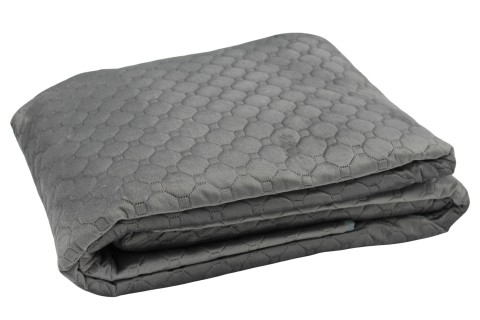 TRAPUNTINO VELVET MATRIMONIALE SUPER PROMO ANTRACITE