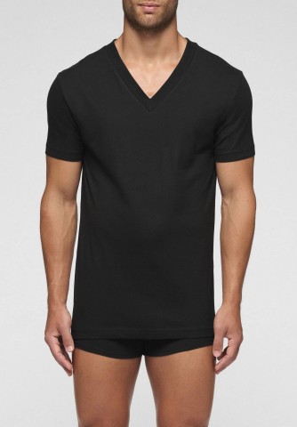 MAGLIA COT.MM SC.V 1305/5305 UOMO NERO