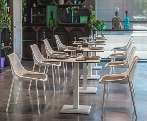 ROUND SEDIA BIANCO RAGG 9002 465