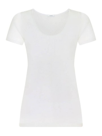 MAGLIA NATURAL MEZZA MANICA GIROCOLLO RAGNO 028197 BIANCO