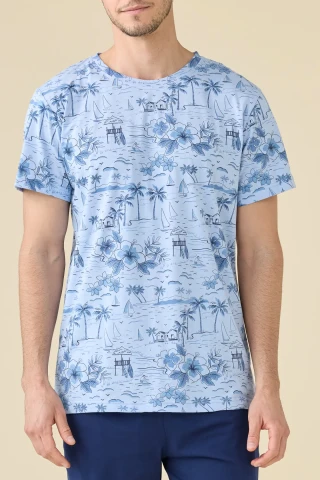 PIGIAMA UOMO COTONE MEZZA MANICA FC003270 BLUETTE