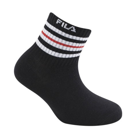 CALZA QUARTER BIMBO FILA 3PZ F2119 GREY/BLACK/WHITE