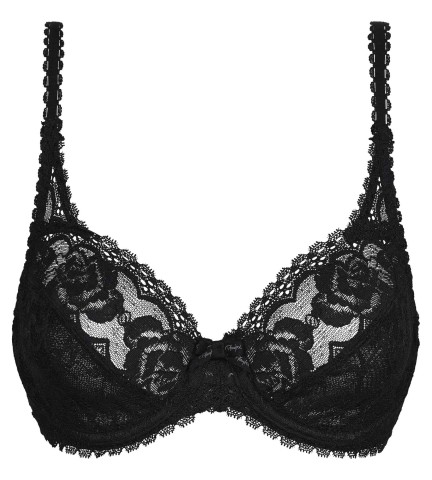 REGGISENO FERRETTO FLOWER ELEG P0DC8 C NERO