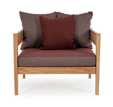 POLTRONA CON CUSCINI KOBO WINE - FSC 0806796