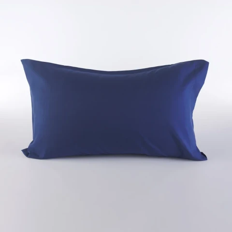 NO STIRO - MORE TIME COPPIA 2 FEDERE ILBLUBIANCHERIA BLU