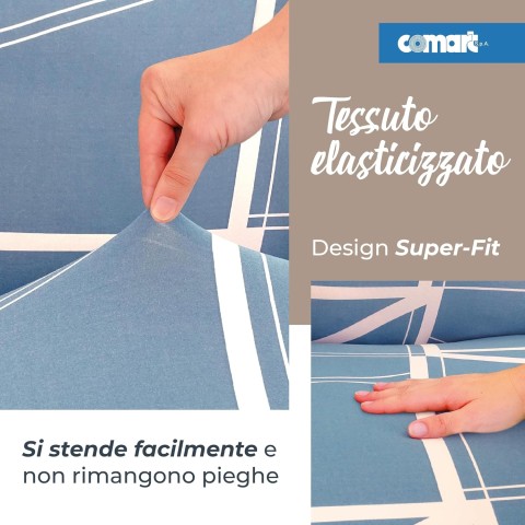 COPRIDIVANO FASHION 4 POSTI COMART DIS.3