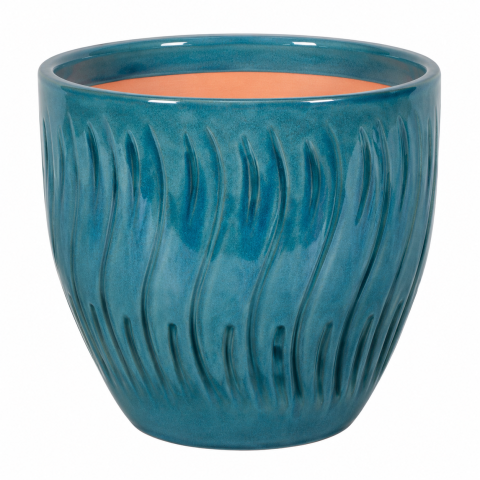 VASO CERAMICA CORSICA M D27X26H OCEANO