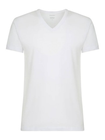 MAGLIA MEZZA MANICA SCOLLO A V PACCO DOPPIO RAGNO 601418 BIANCO