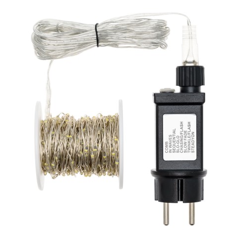CATENA LINEARE 400 MICROLED BIANCO CALDO 49734 LOTTI