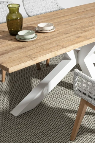 RAMSEY TAVOLO BIANCO 240x100cm 0804456 BIZZOTTO