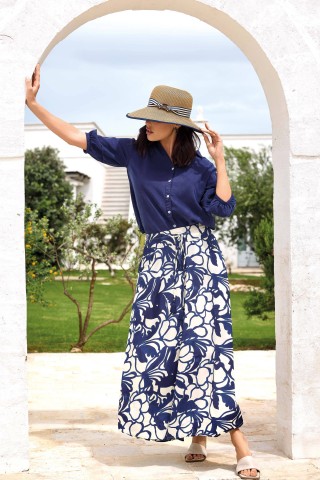 SELA SKIRT DB26-022 MULTICOLOR