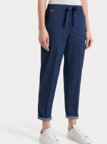 Jeans jogger con tasche in Super Light Denim DS87PB RAGNO INDIGO