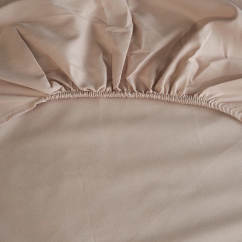 NO STIRO - MORE TIME SOTTO CON ANGOLI MATRIMONIALE ILBLUBIANCHERIA BEIGE