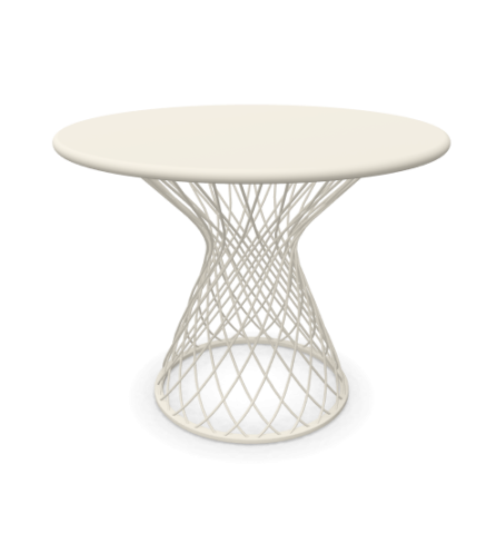 TAVOLO BASSO COMO D.60 BIANCO 1208