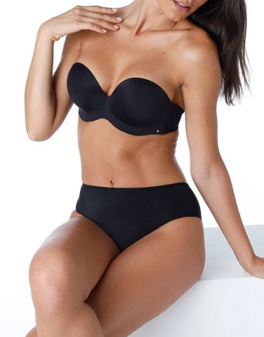 REGGISENO BALCONETTE IMBOTTITO STRAPLESS L0DEH C BLACK