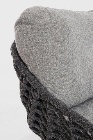 DIVANO 2-3P CON CUSCINI TAMIRES ANTRACIT 0660607