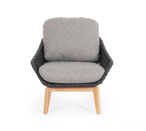 POLTRONA CON CUSCINO TAMIRES ANTRACITE 0660606