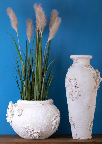 ANFORA CONCHIGLIE E CORALLI 37XH.83CM