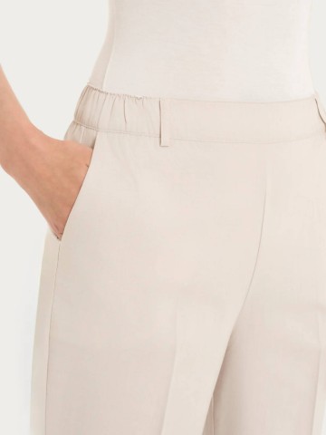 Pantalone dritto con tasche in Super Natural DP79PL RAGNO CHAMPIGNON