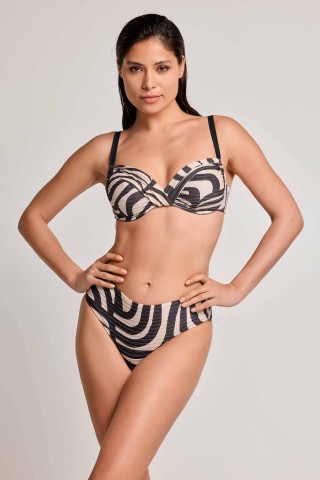 MORA UNDERWIRED BIKINI -D CUP BLACK