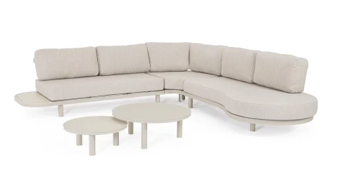 SET SALOTTO ANGOLARE CON CUSCINI HERCULES MORNY