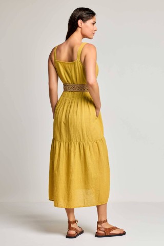 HALLE ABITO DONNA DAVID DB26-046 MUSTARD