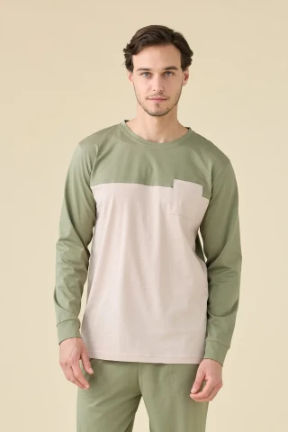 PIGIAMA UOMO COTONE MANICA LUNGA FC003242 MOON LIGHT