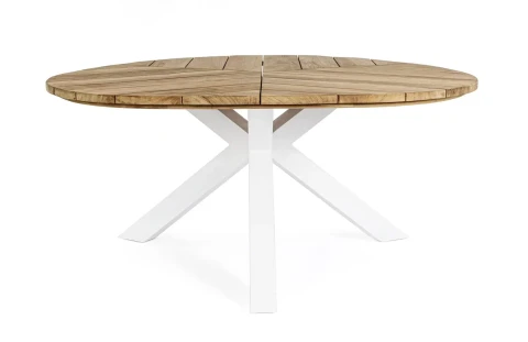 PALMDALE TAVOLO TONDO BIANCO diametro 160cm 0804738 BIZZOTTO