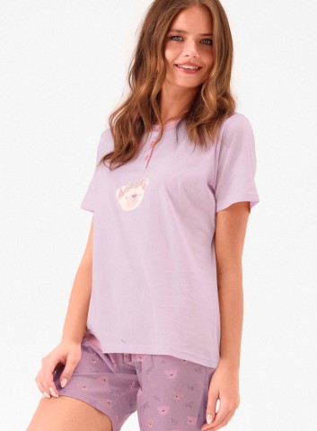 PIGIAMA DONNA COTONE MEZZA MANICA SERAFINO HNY654033 INFIORE MALVACHIARA