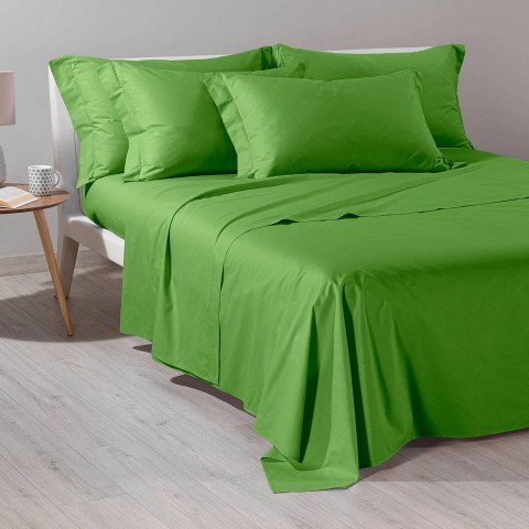 BASIC COLLECTION COMPLETO LENZUOLA SINGOLO ILBLUCASA VERDE