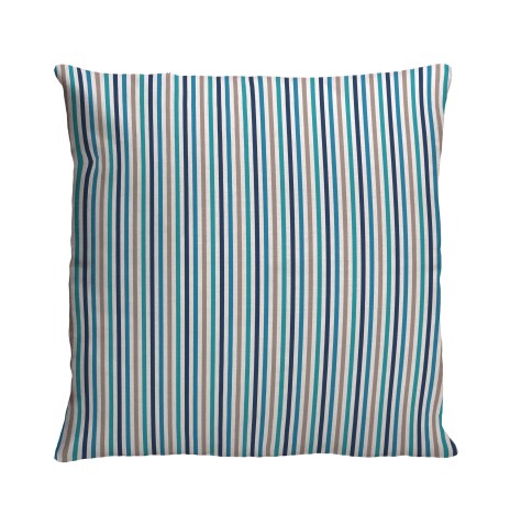 CUSCINO ARREDO CM.50X50 CA50 26P02 34 RIGA PICCOLA CELESTE